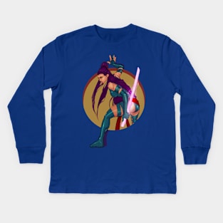 Psylocke Kids Long Sleeve T-Shirt